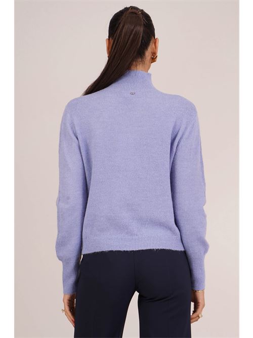 Maglia dolcevita Luckylu Milano | MA25PAPOWDER BLUE